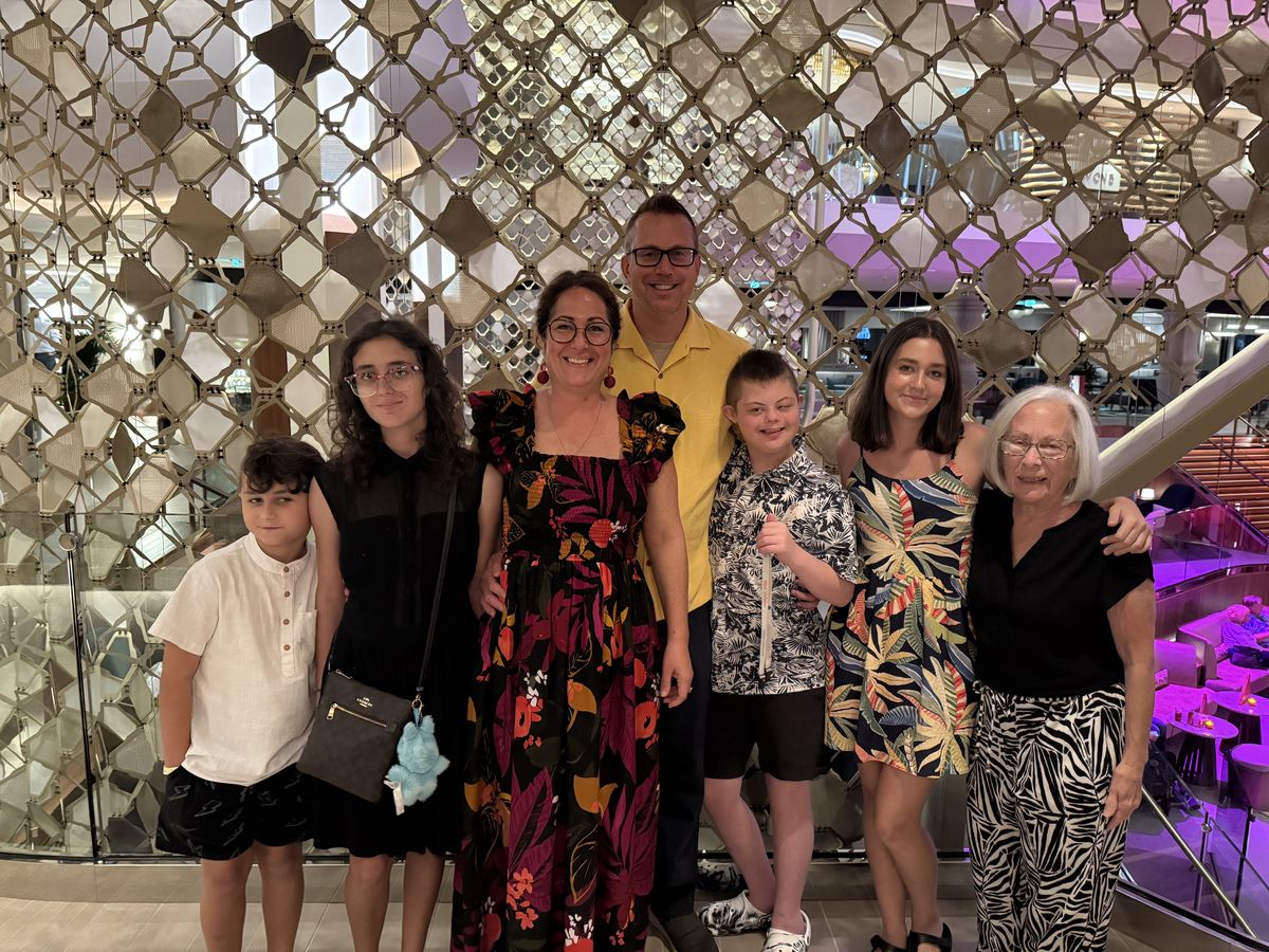 Three generations of the Seabound Journeys family who travel together.